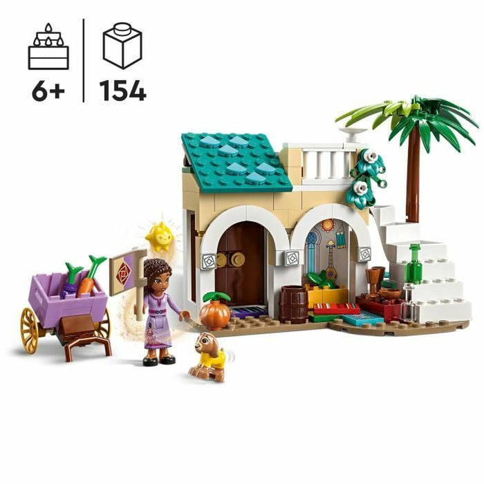 Playset Lego Disney Wish 43223 Asha in Rosas Town 154 Piese