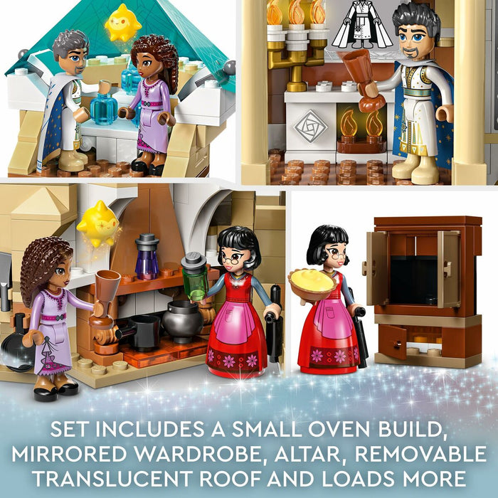 Playset Lego Disney Wish 43224 King Magnifico's Castle 613 Piese