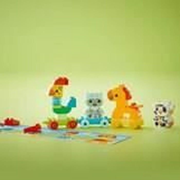 Playset Lego 10412 Animal Train 19 Piese