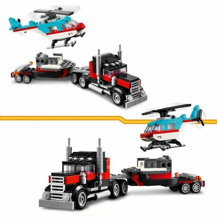 Playset Lego 31146 Creator Platform Truck with Helicopter 270 Piese
