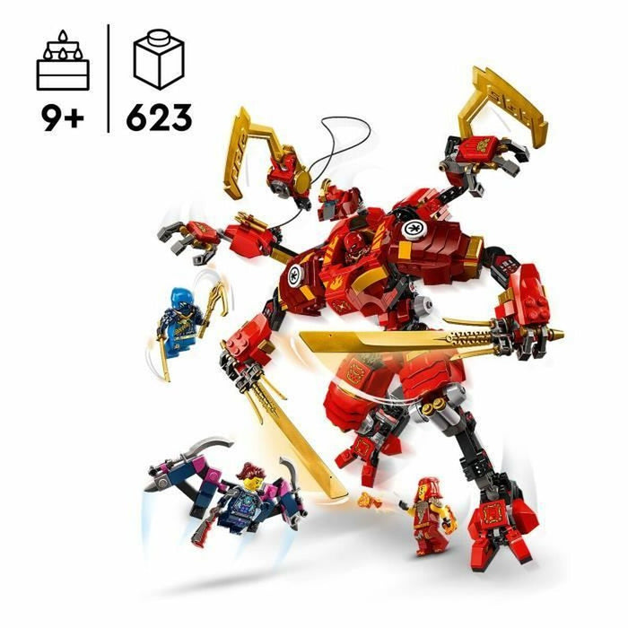 Set de Construcție Lego NINJAGO 71812 Kai's Ninja Climbing Robot Multicolor