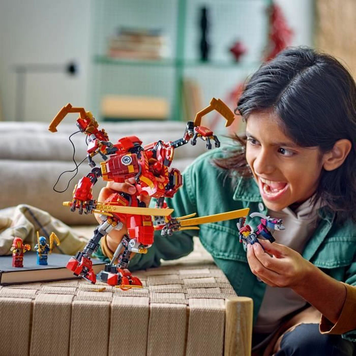 Set de Construcție Lego NINJAGO 71812 Kai's Ninja Climbing Robot Multicolor