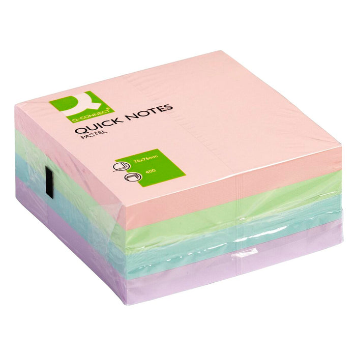 Notițe cu Adeziv Q-Connect KF01347 76 x 76 mm Roz
