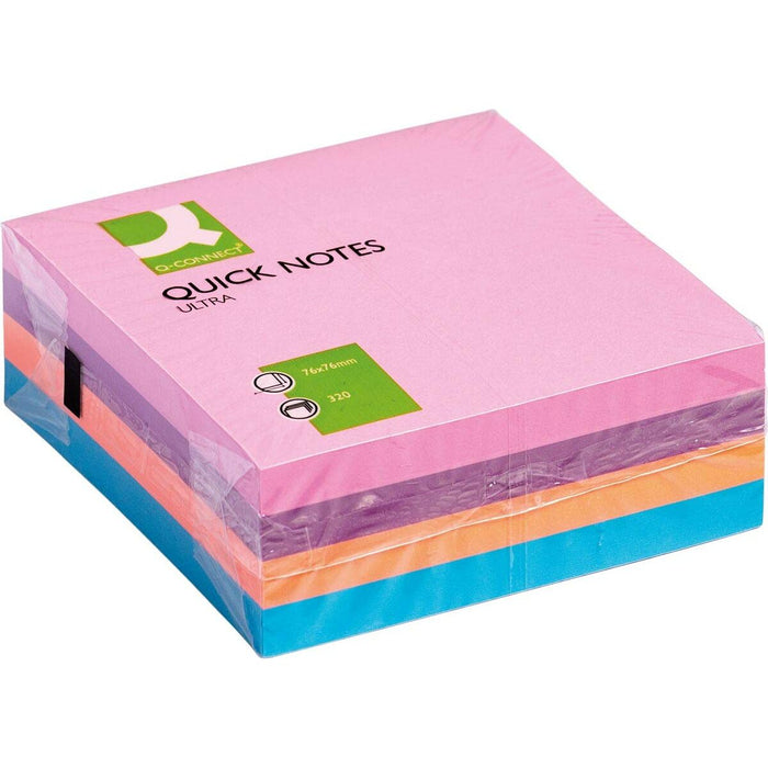 Notițe cu Adeziv Q-Connect KF02514 76 x 76 mm Multicolor