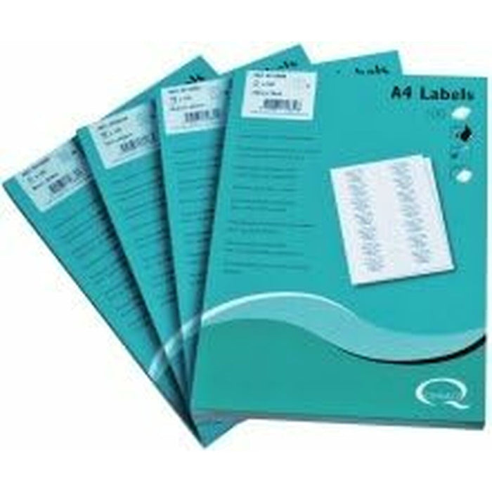 Etichete autoadezive Q-Connect KF10655 Alb 100 Frunze 105 x 42 mm