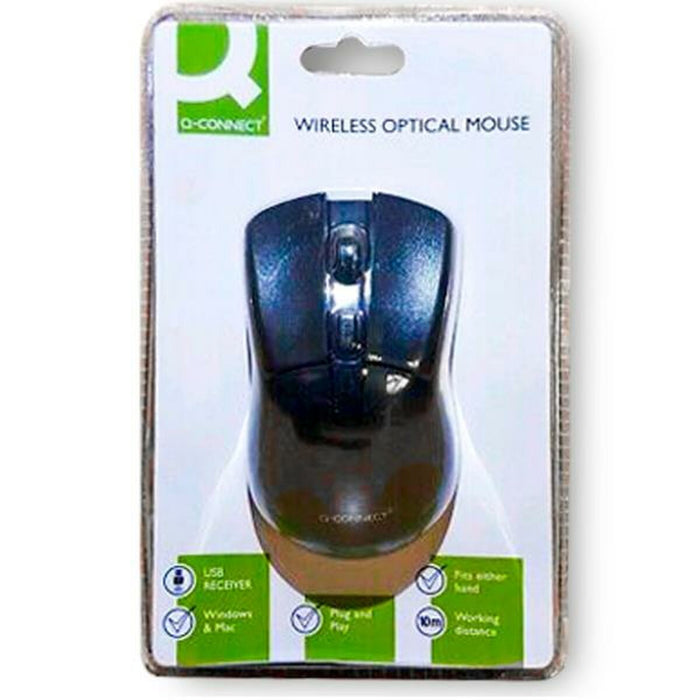 Mouse Fără Fir Optic Q-Connect KF16196 Negru 1000 dpi