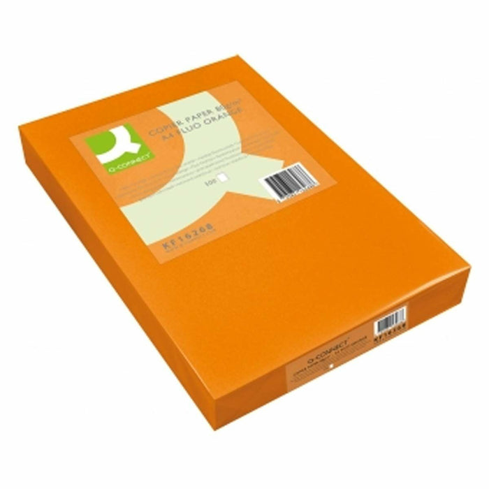 Hârtie pentru printat Q-Connect KF16261 Portocaliu A4 500 Frunze