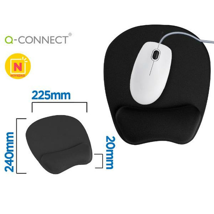 Covoraș de șoarece Q-Connect KF17230 Negru