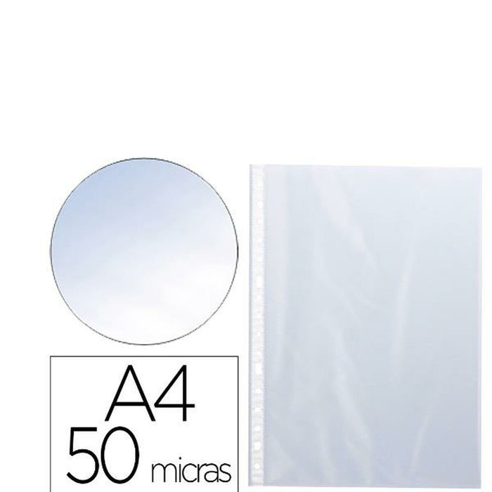 Huse/Capace Q-Connect KF01628 Transparent PVC (100 Unități)