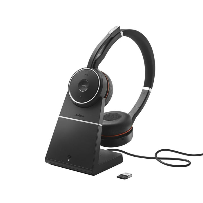 Căști cu Microfon Jabra Evolve 75 Negru