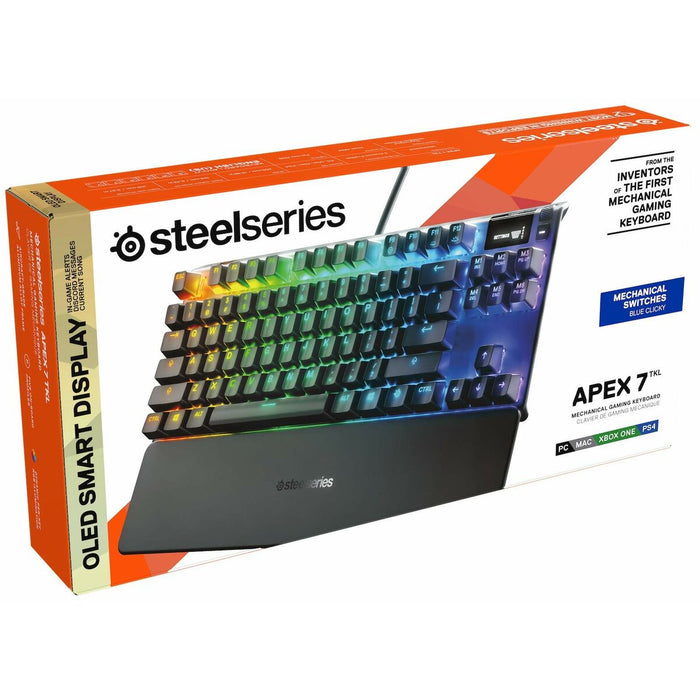 Tastatură Gaming SteelSeries APEX 7 TKL Qwerty Spaniolă