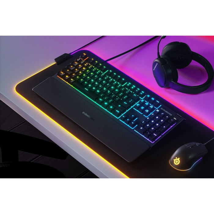 Tastatură SteelSeries Apex 3  Negru Qwerty US
