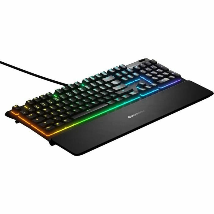 Tastatură mecanică SteelSeries APEX 3 Negru Franceză AZERTY
