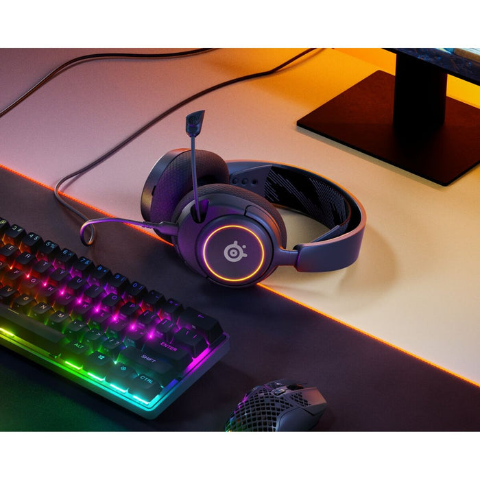 Căști cu Microfon SteelSeries Arctis Nova 3 Negru