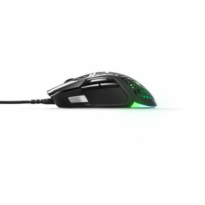 Mouse SteelSeries Aerox 5 Negru Gaming Lumini LED Cu cablu