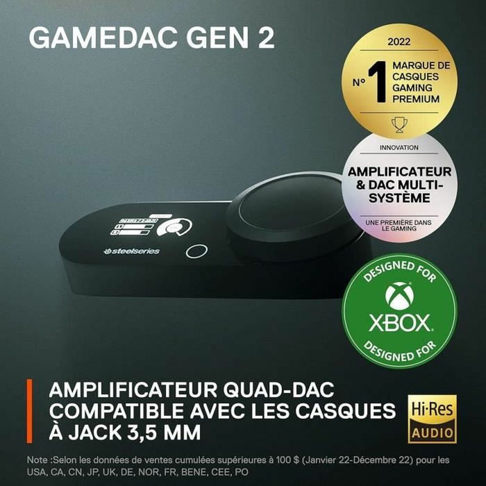 Amplificator SteelSeries Negru