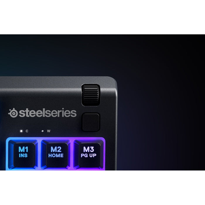 Tastatură SteelSeries Apex 3 Gaming Negru Cu cablu Franceză AZERTY AZERTY
