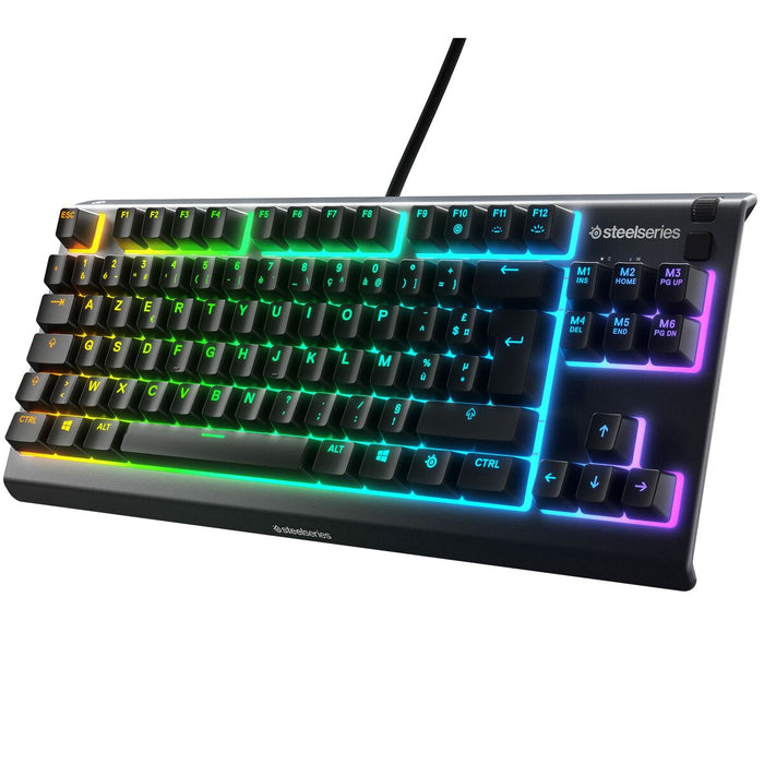 Tastatură SteelSeries Apex 3 Gaming Negru Cu cablu Franceză AZERTY AZERTY