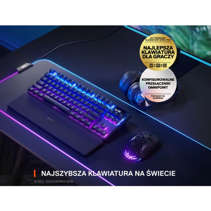 Tastatură Fără Fir SteelSeries Apex 9 Negru Multicolor Monocrom QWERTY Qwerty US