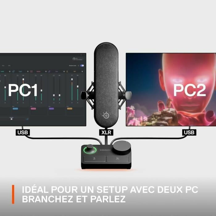 Microfon SteelSeries Negru