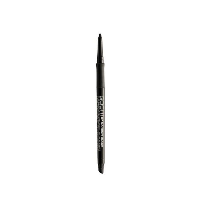 Creion kajal Gosh The Ultimate With A Twist, certificat AllergyCertified, nuanța 07 Carbon Black, 0,4 g