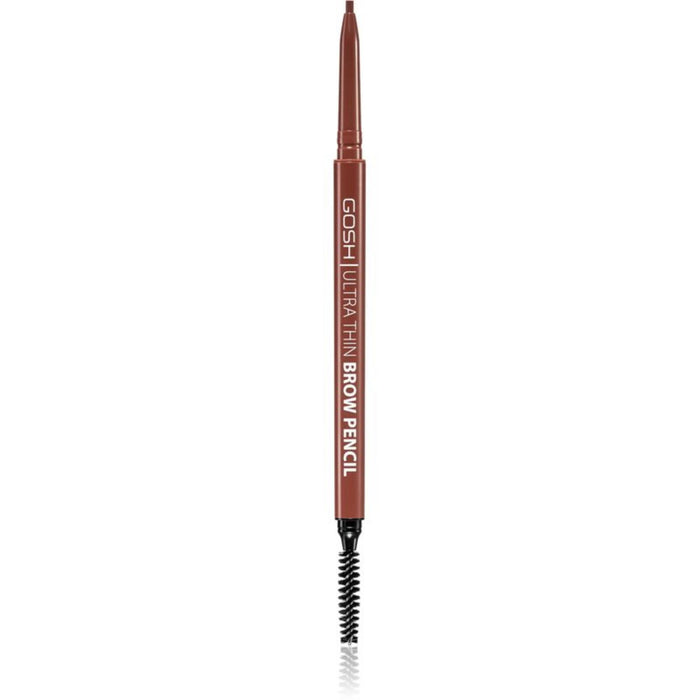 Creion pentru sprâncene Gosh Ultra Thin, fără parfum, nuanța 001 Maro, 0,09 g