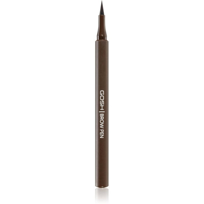 Tuș lichid pentru sprâncene Gosh Brow Pen Microblading, maro închis, 1,1 ml