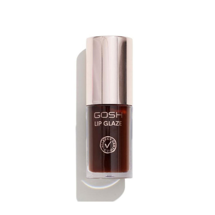 Gloss de buze roll-on Gosh Lip Glaze, culoare semi-transparentă, nuanța 003 Ciocolată neagră, 5,5 ml