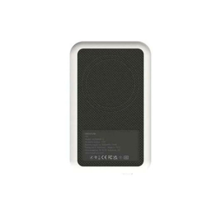 Power Bank cu încărcător fără fir Kreafunk Alb 5000 mAh