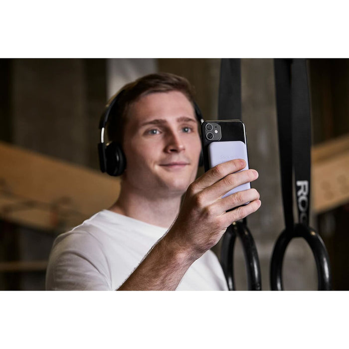 Power Bank cu încărcător fără fir Kreafunk Gri 5000 mAh
