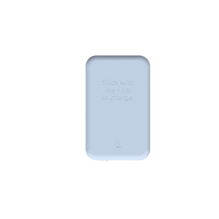 Power Bank cu încărcător fără fir Kreafunk Albastru deschis 5000 mAh
