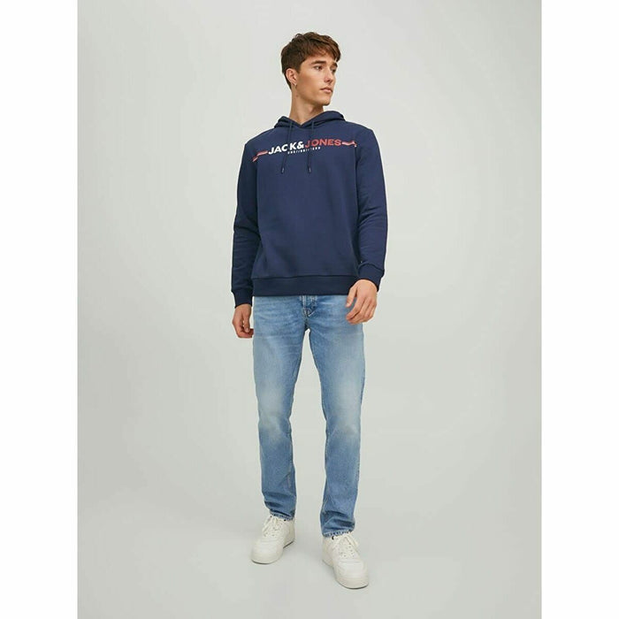 Hanorac cu Glugă Bărbați Jack & Jones JCOFREDERICK Bleumarin