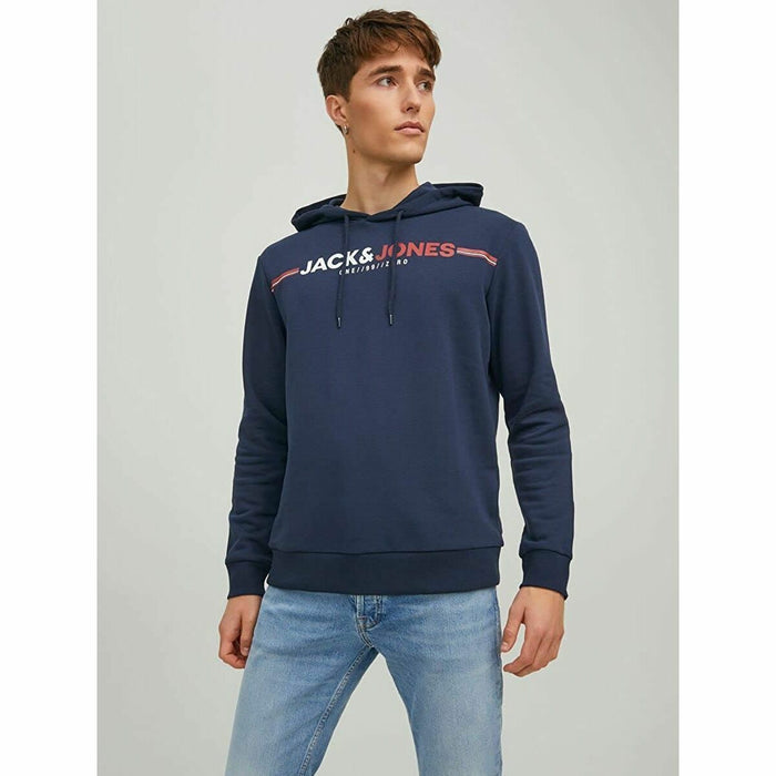 Hanorac cu Glugă Bărbați Jack & Jones JCOFREDERICK Bleumarin