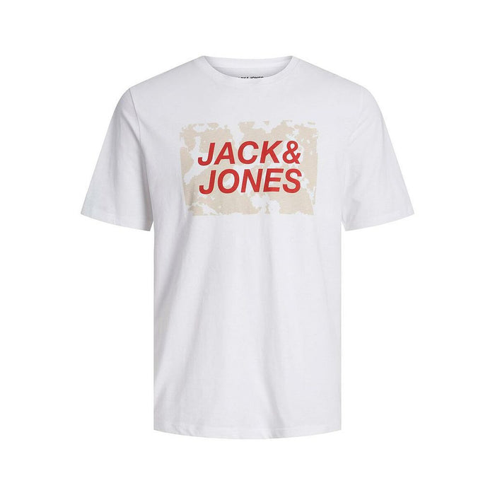 Tricou cu Mânecă Scurtă Bărbați Jack & Jones TEE SS CREW NECK FST 12232356  Alb