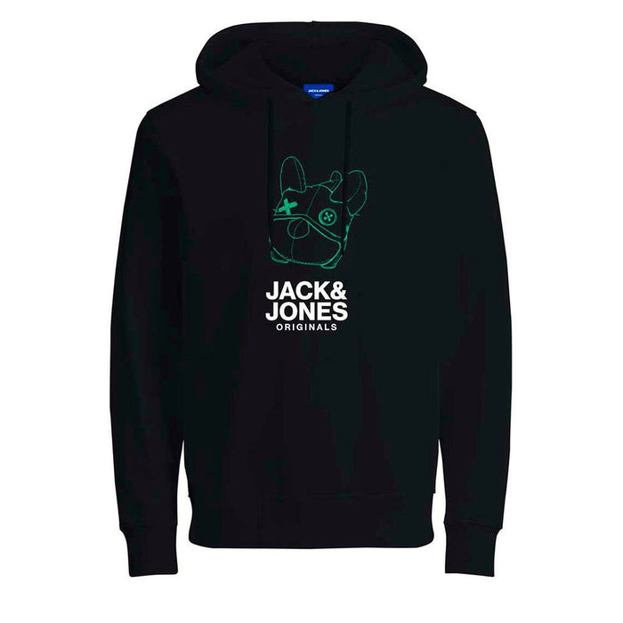 Hanorac cu Glugă Bărbați  JORPAL SWEAT HOOD FST  Jack & Jones 2310015  Negru