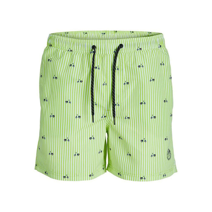 Costum de Baie Bărbați PSTFIJI JJSWIM MINI STRIPE LY  Jack & Jones 12227350 Verde