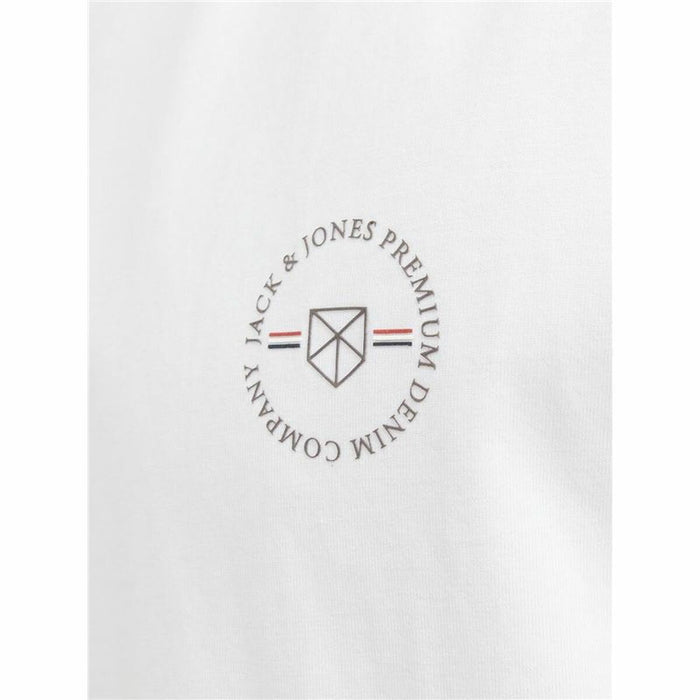 Tricou cu Mânecă Scurtă Bărbați Jack & Jones lushield Alb Bărbați