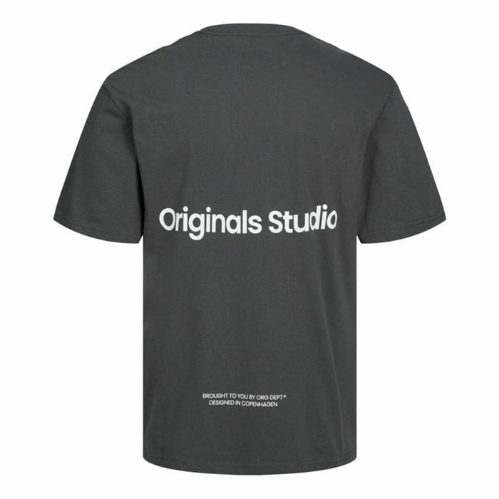 Tricou cu Mânecă Scurtă Bărbați Jack & Jones Jorvesterbro Gri închis