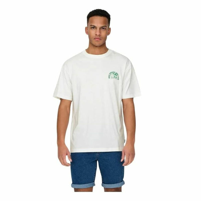 Tricou cu Mânecă Scurtă Bărbați Only & Sons Onskylan Rlx Icon