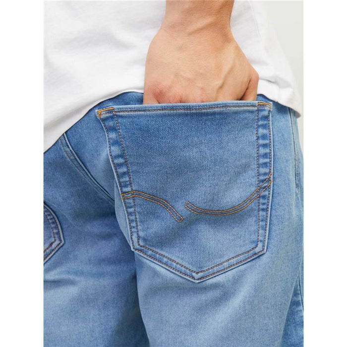 Pantalon scurt Jack & Jones Rick Con Ge 709 I.k Albastru Cowboy