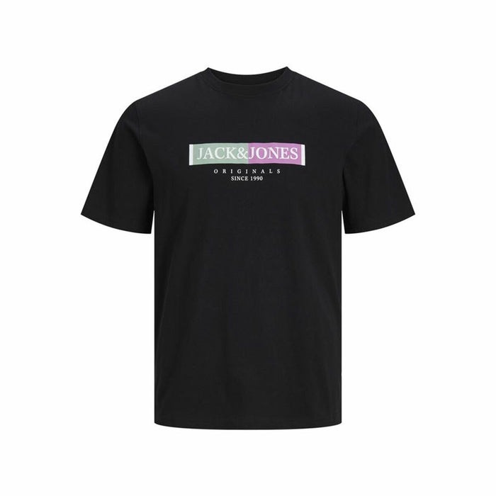 Tricou cu Mânecă Scurtă Bărbați Jack & Jones Lafayette Box Negru
