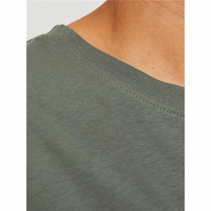 Tricou cu Mânecă Scurtă Bărbați Jack & Jones logan Verde inchis Bărbați