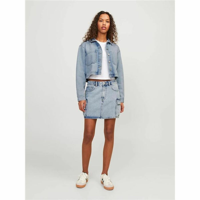 Fustă Jack & Jones Jxiris Mini Hw Cargo Albastru