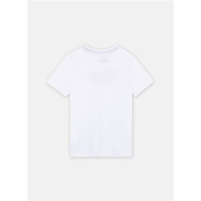 Tricou cu Mânecă Scurtă pentru Copii Jack & Jones Jjsummer Smu Vibe Tee Alb