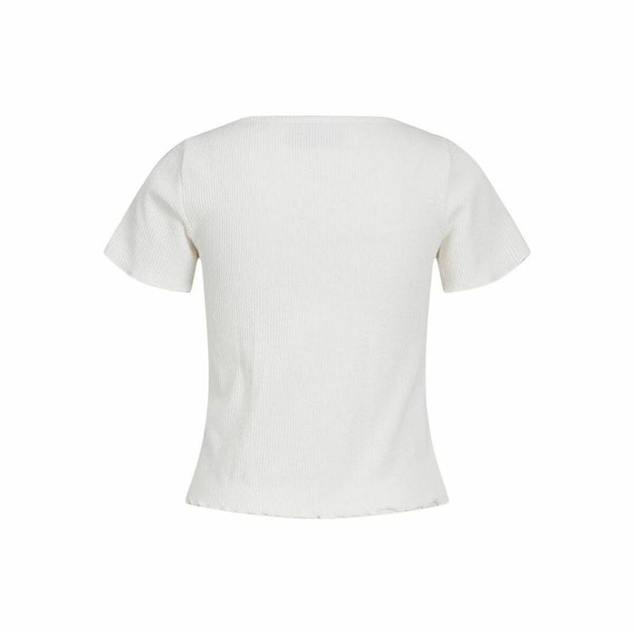 Tricou cu Mânecă Scurtă Femei Jack & Jones Jxlucinda Str Ss  Alb