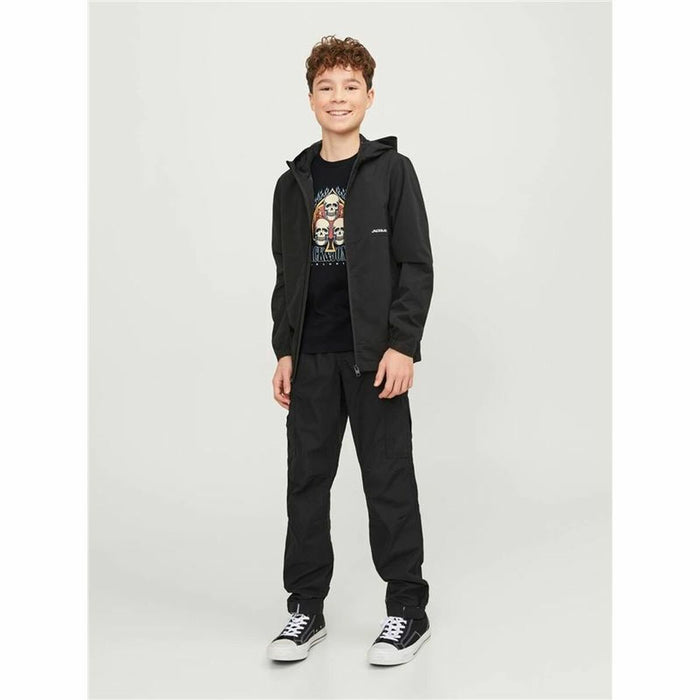 Tricou cu Mânecă Scurtă pentru Copii Jack & Jones Jorheavens Negru