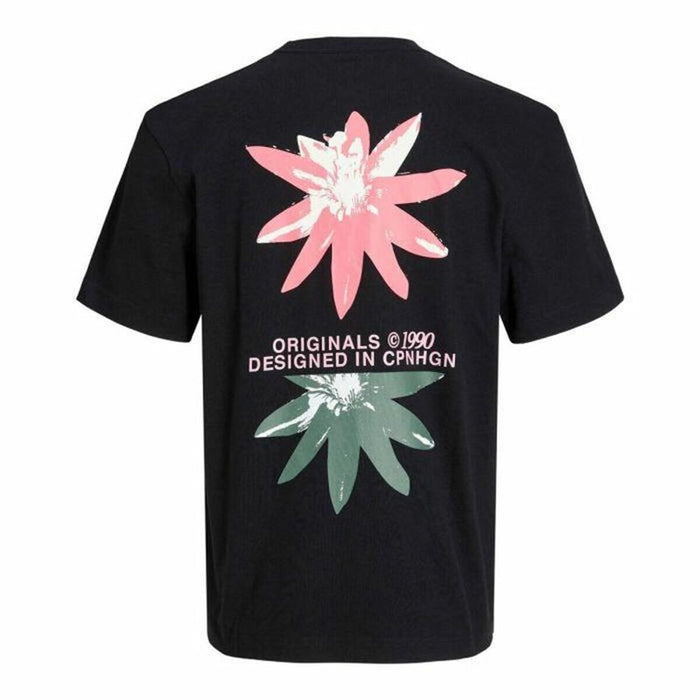 Tricou cu Mânecă Scurtă pentru Copii Jack & Jones Jortampa Back Tee Ss Negru