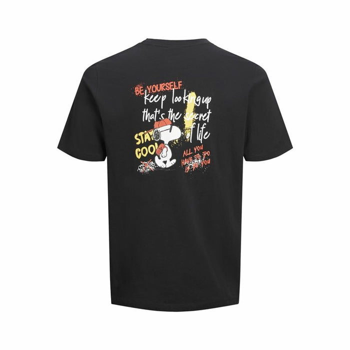 Tricou cu Mânecă Scurtă Bărbați Jack & Jones Jcosnoopy Negru