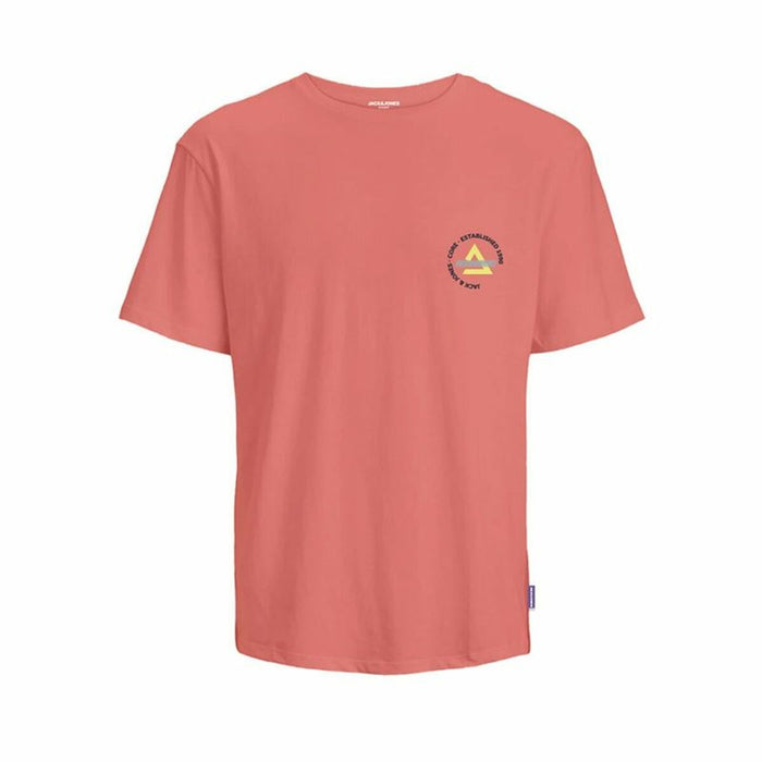 Tricou cu Mânecă Scurtă pentru Copii Jack & Jones Jcofast Print Tee Ss  Portocaliu