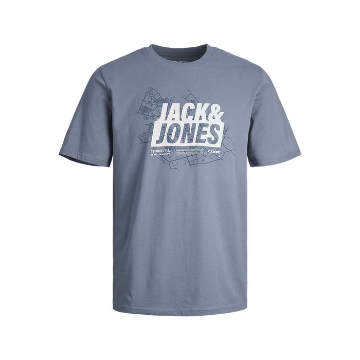 Tricou cu Mânecă Scurtă Bărbați Jack & Jones JCOMAP SUMMER 12257908 Albastru